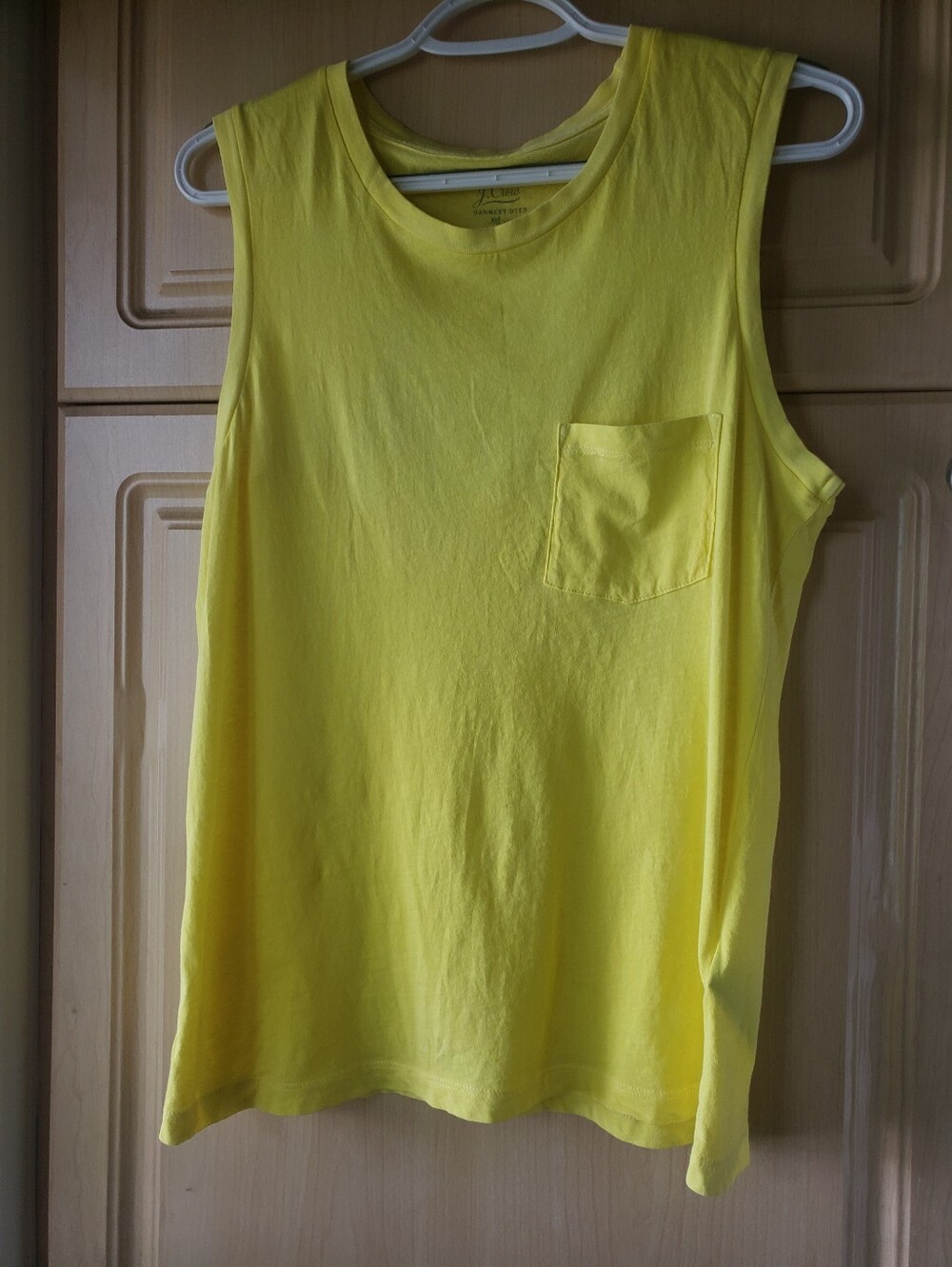 J.crew Sleeveless Cotton Pocket Tank Top